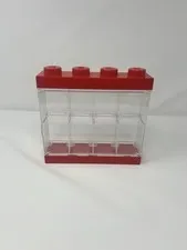 8-Minifigure Display Case – Red Used LEGO Minifig