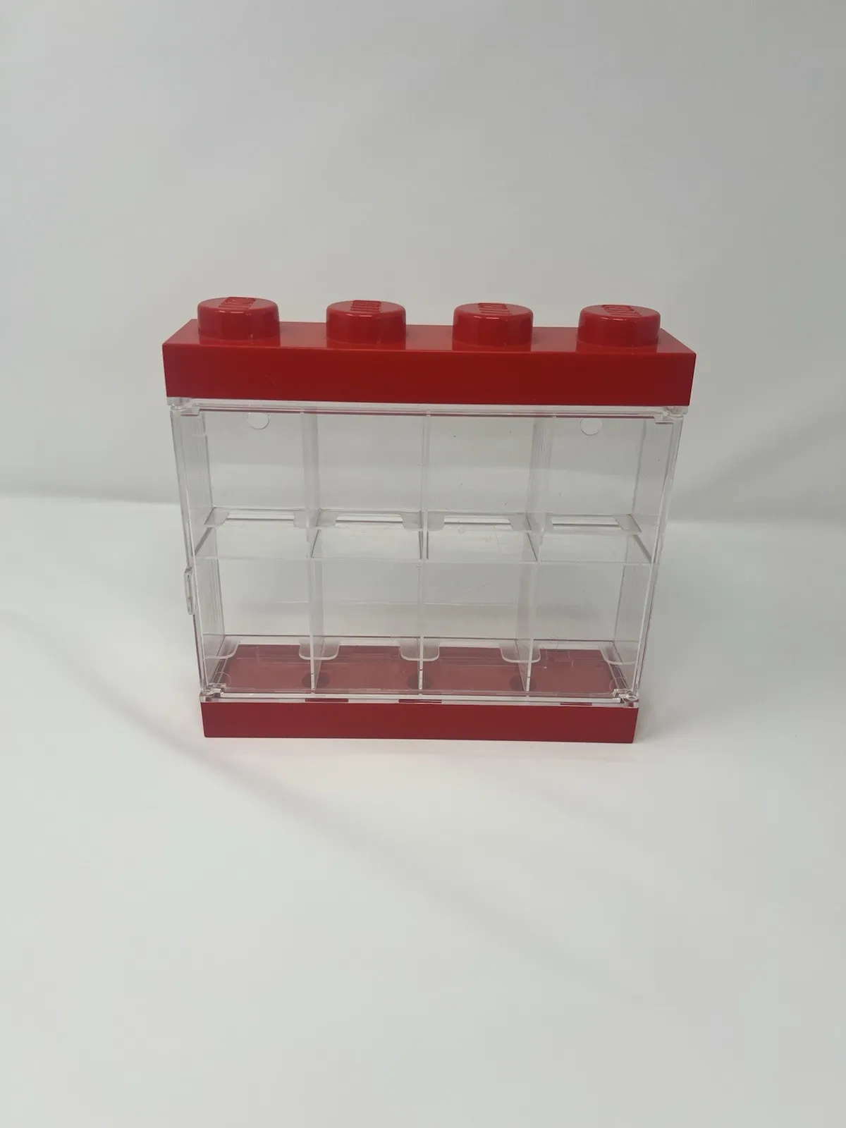 8-Minifigure Display Case – Red Used LEGO Minifig
