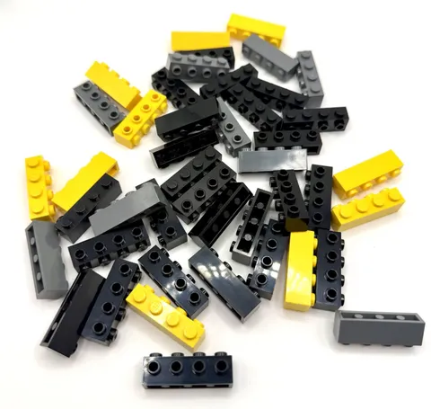 LEGO Mix Lot Brick, Modified 1 x 4 with Studs on the Side inv.612