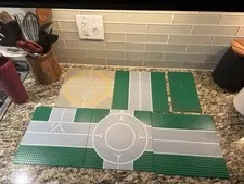 1980'S LEGO AIRPORT LANDING STRIP BASEPLATES LOT With Additional Grey