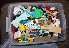 Lot of LEGO 8 lbs Pounds Bulk Lot of Loose Legos Pieces Bricks Parts *CLEAN* 