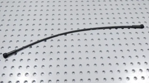 LEGO Black 22L Flexible Hose w/ 2 Connector Ends Part 27965 BH