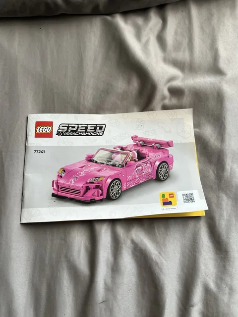 LEGO Speed Champions 77241 2 Fast 2 Furious Honda S2000 Instruction Manual Only