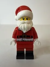 Lego Santa Clause Minifigure From A Christmas Holiday Set Pre-Owned 