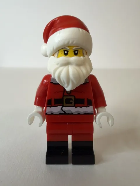 Lego Santa Clause Minifigure From A Christmas Holiday Set Pre-Owned 