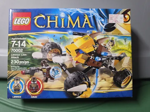 2013 Lego Legends of Chima Lennox' Lion Attack 70002 Lennox & Crug 230 pcs.