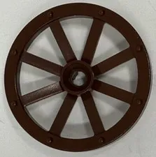 LEGO Parts 4489 Wheel Wagon Large 33mm Reddish Brown