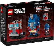 LEGO BrickHeadz 40803 Optimus Prime Robot & Vehicle NEW Sealed Box Transformers