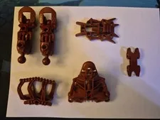 Lego Bionicle Misc. (6) Piece Lot with Toa Vakama (8601) Components