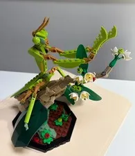 LEGO  -Chinese Mantis  ONLY  -  Assembled  (#  21342 partial)  plus Manual