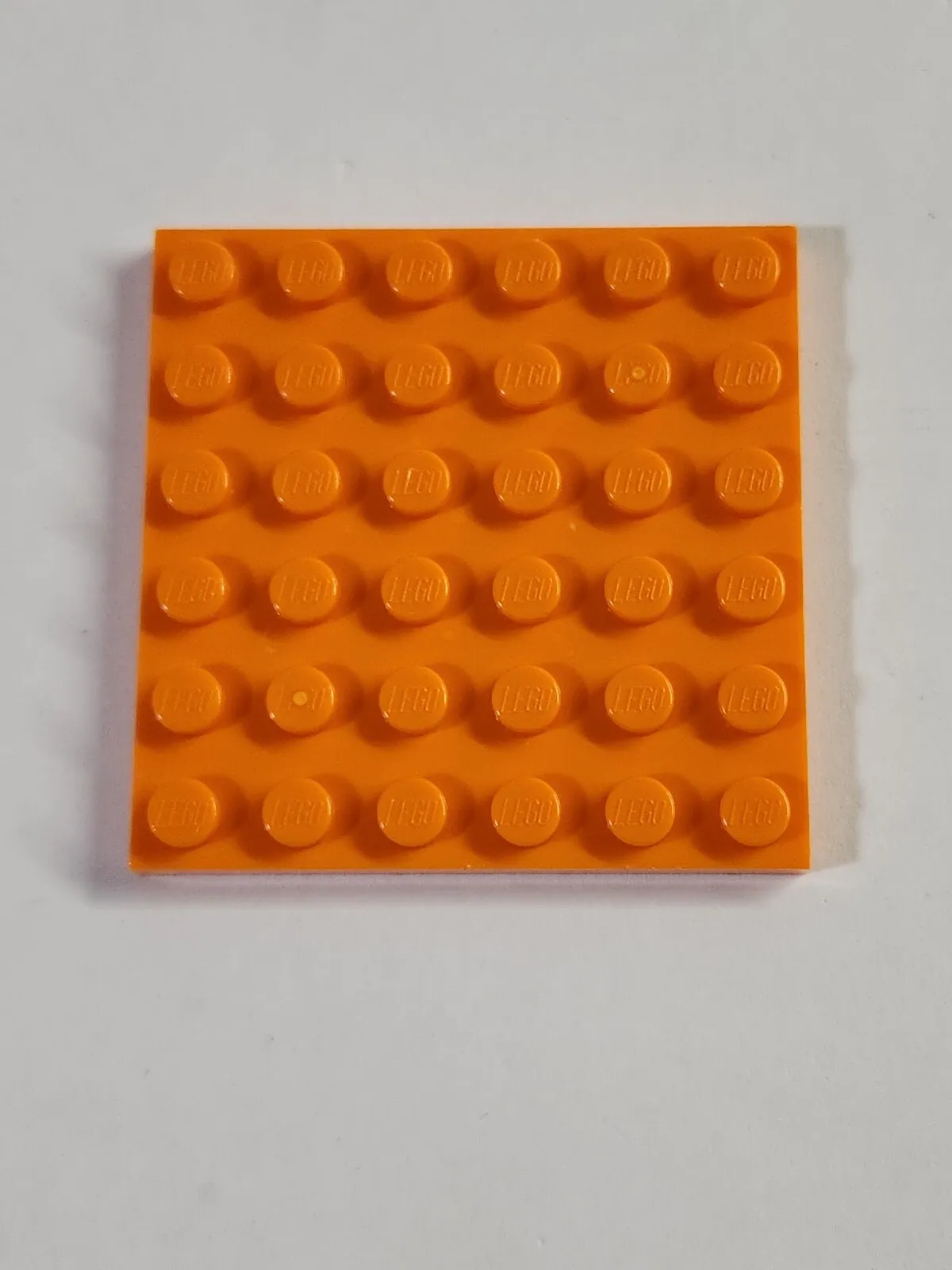 LEGO Parts ● Orange Plate 6 x 6 Square ● # 3958 ● QTY 1