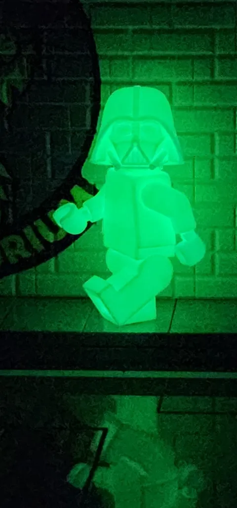 Lego Monochrome Unreleased GLOW IN THE DARK DARTH VADER - Prototype - Rare