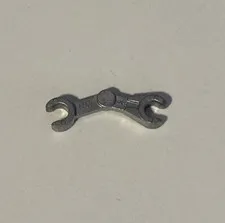 Lego (1)  Metallic Silver Mechanical Arm Bent 30377 Pre-Owned EUC