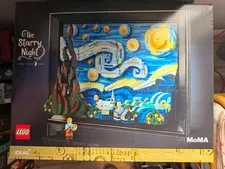LEGO Ideas The Starry Night 21333 2316pc Building Set 18+ Display Stand
