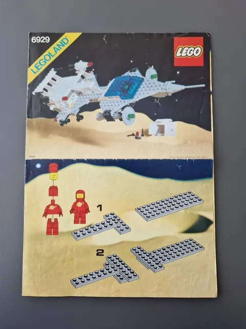 Lego Building Instructions 6929 Legoland Space Starfleet Voyager 