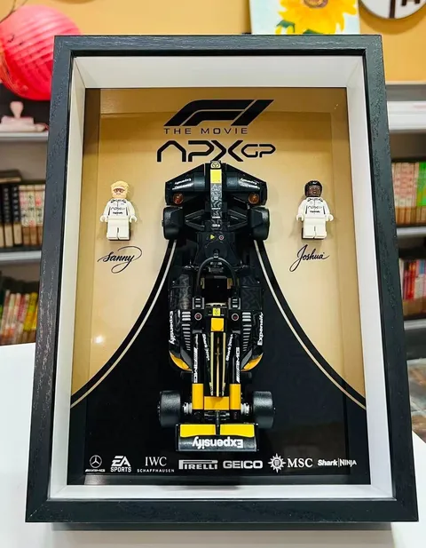 LEGO 77252 Speed Champions  APXGP F1 Display Frame Particle Board＆Acrylic Lid