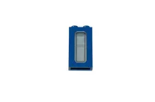 Lego® TRAIN Railway 9V 12V RC Window with Glas 2x3 SMALL BLUE