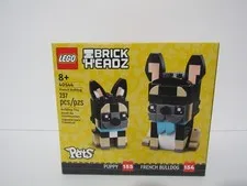 LEGO BRICKHEADZ 40544 PETS FRENCH BULLDOG & PUPPY NEW IN BOX