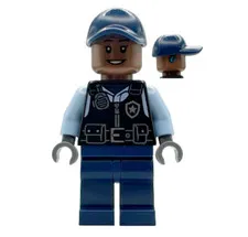 LEGO Super Heroes Minifigure Security Guard Arkham Asylum - Female sh1087 76300