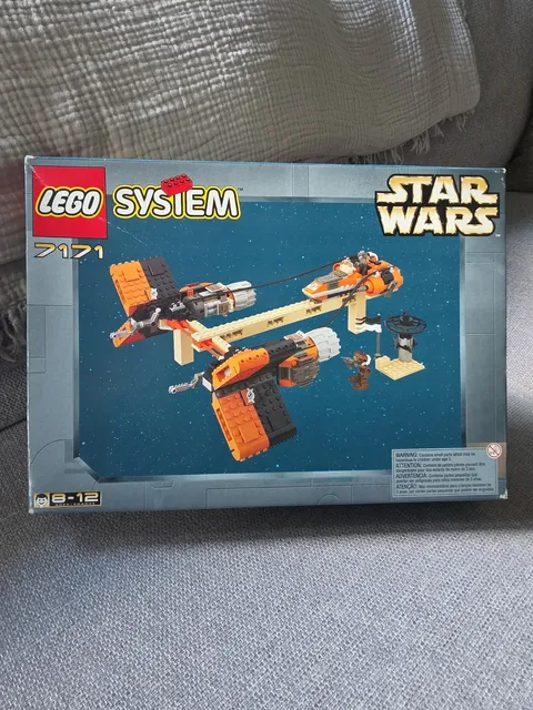 LEGO 7171 Star Wars Mos Espa Podrace Sebulba Podracer Build Only W/ BOX