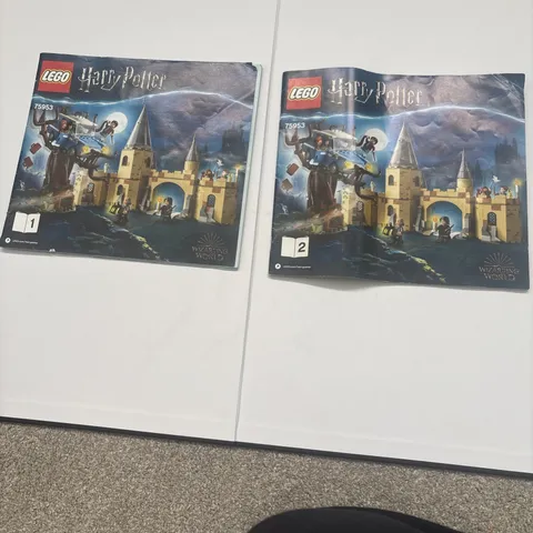 Lego Instruction Manuals: Harry Potter - 75953 books 1 and 2