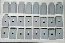 24 LEGO® Light Gray & Bluish Gray Wall Panels Castle Fortress Bulk Lot