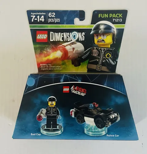 *NEW* LEGO 71213 Dimensions Fun Pack BAD COP Police Car *RETIRED*