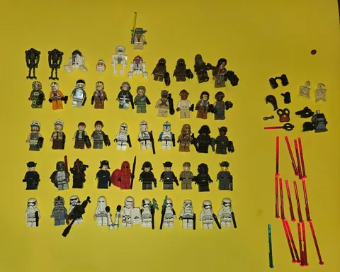 LEGO Star Wars Mini Figure Lot 45 Figures Plus 6 Droids And Some Extras!