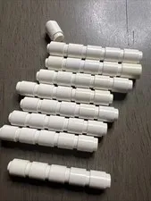 LEGO 3062 White Brick, Round 1 x 1 Barrel 41 Pieces