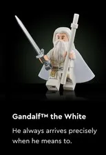 LEGO Lord of the Rings Gandalf the White Minifigure Minas Tirith 11377