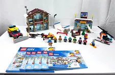 Lego City:  Ski Resort 60203 99% Complete/missing 1 minifig Retired 2019