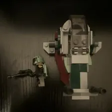 Pre-Built LEGO Star Wars 2023 Boba Fett’s Starship Microfighter 75344 w/Minifig