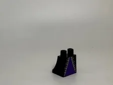 Lego-Lower Body, Skirt with Dark Purple Dress and Robe with Silver Trim and Star