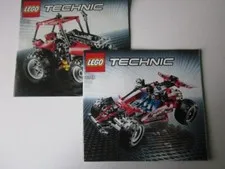 Lego Technic Building Instructions Instruction 8048 Nitro Buggy and Tractor Tractor