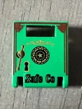 LEGO 4346px5 Green Container Box 2x2x2 Door Safe Co Western Cowboys 1990s