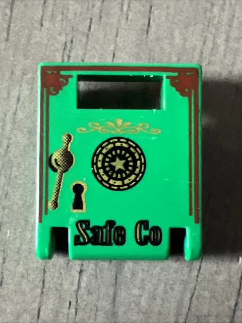 LEGO 4346px5 Green Container Box 2x2x2 Door Safe Co Western Cowboys 1990s
