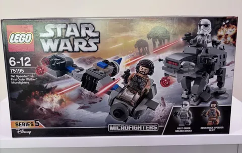 LEGO Star Wars: Ski Speeder vs. First Order Walker Microfighters (75195), SEALED