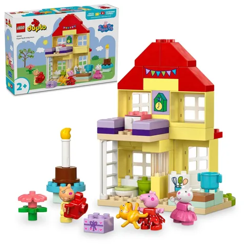 LEGO Duplo Peppa's House: Birthday Party Toys Present Blocks Infants Baby Boys G