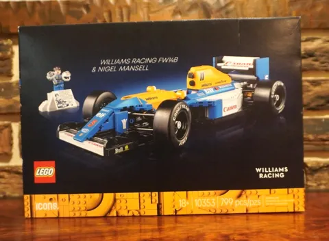 LEGO Icons: Williams Racing Fw14b & Nigel Mansell 10353 Sealed/Damaged Box
