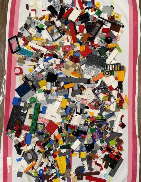 LEGO 2 lbs  Random Parts Pieces Building Plates Blocks