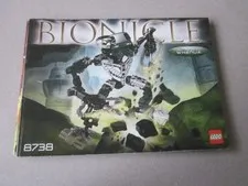 Lego Building Instructions Instruction Bionicle 8738 Whenua