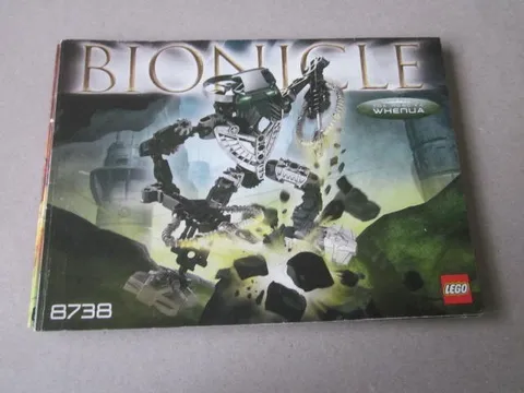 Lego Building Instructions Instruction Bionicle 8738 Whenua