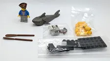 Lego Vintage Pirates Set 6234 Renegade's Raft Complete all Parts & Minifigure