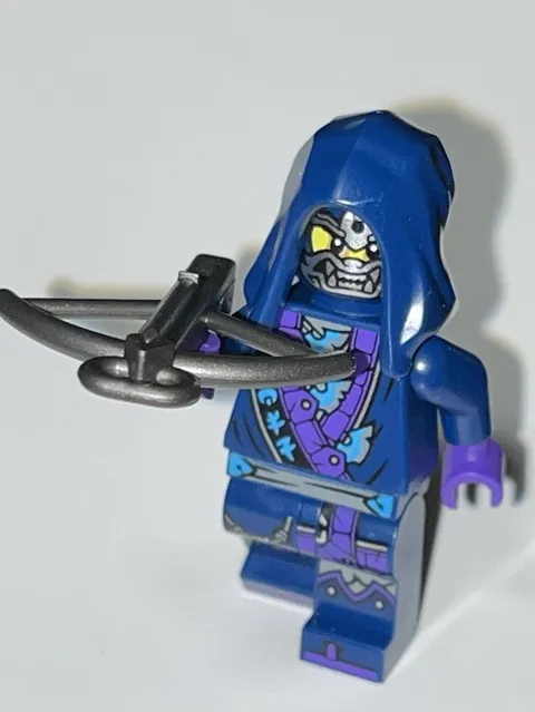 ✅ LEGO Ninjago Minifigure njo0854 Wolf Mask Guard & Crossbow, Dragons Rising NEW