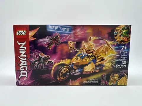 LEGO NINJAGO 71768 Jay's Golden Dragon Motorbike NEW Sealed Retired