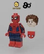 LEGO Marvel Bad Brick Custom New Arachnid Spider-Man Minifigure NEW Dark Blue