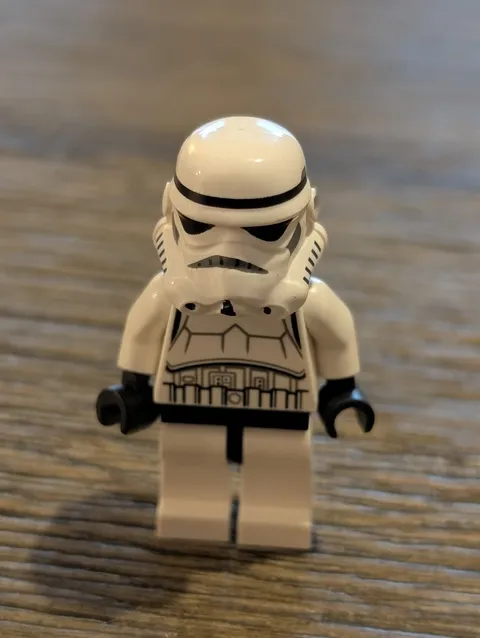 LEGO Minifigure Stormtrooper Star Wars w/ Black Head 