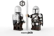Phoenix Customs X Goldbrick Minifigure Galactic Bounty Hunter 2.0