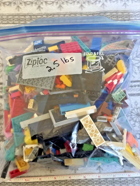 Lego Random Pieces About  2.5 lbs.  Assorted Colors