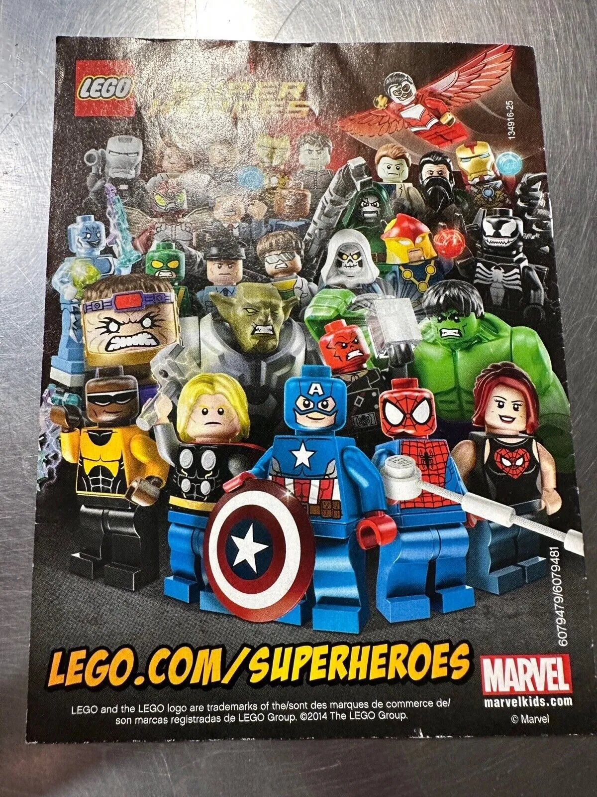 LEGO Marvel Super Heroes Avengers Assemble Character Guide Booklet 2014